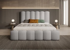 Łóżko Mona V 140 w tkaninie Magic Velvet 2240