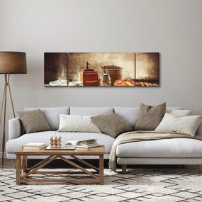 Obraz - Kawa i śniadanie (170x50 cm)