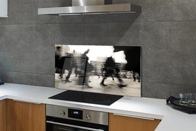 Panel nad Blat Kuchenny Tłum Ludzi w Metropolii