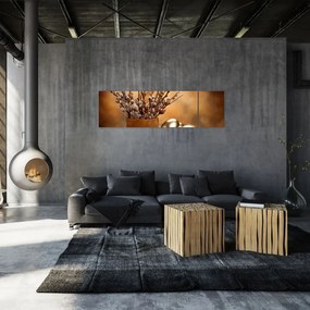 Obraz jajek i kociąt (170x50 cm)
