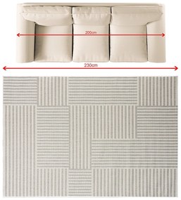 Dywan Mellow Gray I 160x230 cm