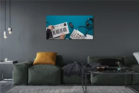 Obraz na płótnie Konsola DJ słuchawki