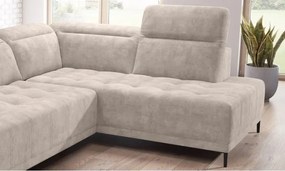 Narożnik FOCUS L z elektryczną regulacją siedziska Prawostronny w tkaninie w tkaninie SALVADOR 02 WERSAL