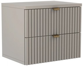 Wisząca szafka nocna beżowa A7-R35