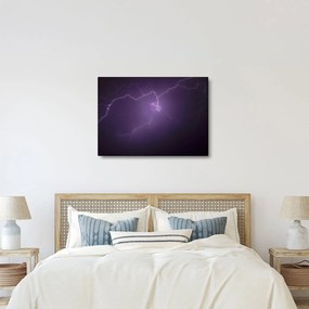 Obraz błyskawicy na niebie (70x50 cm)