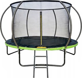 Trampolina ogrodowa dla dzieci Pegie 8FT, 244 cm, z siatką wewnętrzną i drabinką