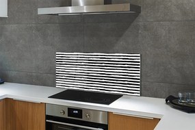 Szkło do Kuchni na Ścianę Nieregularny Wzór Zebry