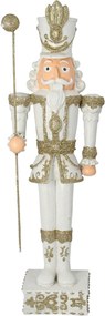Figurka Dziadek do orzechów 55 cm white