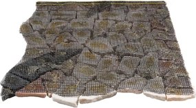 Mozaika marmurowa, motyw Róża Wiatrów, 90 x 90 cm