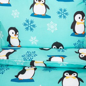 4Home Dziecięca pościel bawełniana do łóżeczka Arctic Friends, 100 x 135 cm, 40 x 60 cm