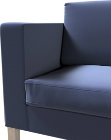 Pokrowiec na sofę Karlanda rozkładaną, krótki kolor granatowy tkanina welwetowa