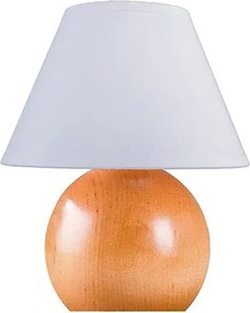 Okrągła lampka nocna drewniana buk - S226 R0-K36