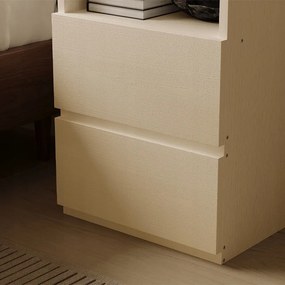 Szafka słupek z szufladami rustykalny dąb komoda stojąca wąska pojemna loft