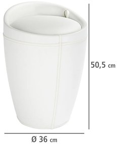 Pufa CANDY ze schowkiem - kosz na pranie, 2 w 1, WENKO