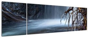 Obraz zimowej laguny (170x50 cm)