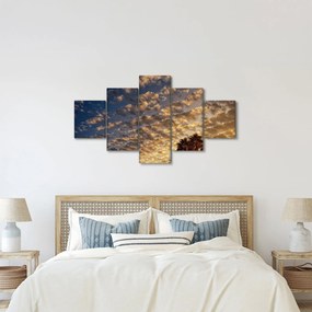 Obraz - palmy pośród chmur (125x70 cm)