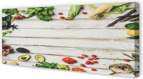 Zdjęcie na płótnie Kompozycja Awokado i Szpinaku