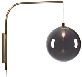 Kinkiet w kolorze brązu i czerni (długość 47,5 cm) Dione – Markslöjd