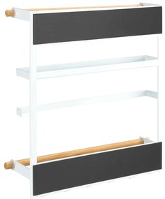 Biały ścienny organizer kuchenny Wenko Magna