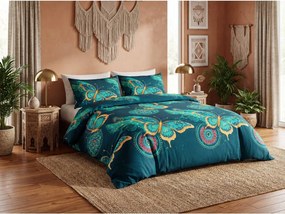 PrzytulneMieszkanie.pl PrzytulneMieszkanie.pl Pościel z mikrofibry AZURIA niebieska Rozmiar pościeli: 70 x 80 cm | 140 x 200 cm