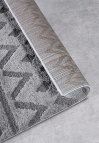 Dywan nowoczesny Gallery 3D  Boho szary 200 cm x 280 cm