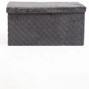 Pufa do przechowywania Dico 76 cm aksamitna