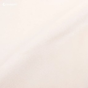 Kremowe aksamitne tapicerowane łóżko dwuosobowe ze schowkiem i stelażem 200x200 cm Bellis – Micadoni