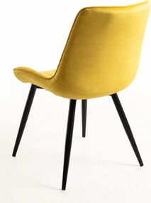 Zestaw 6 Krzese Lene Aksamitne