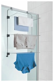 Wisząca suszarka na pranie w kolorze srebra 11 m Gale – Metaltex