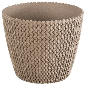Osłonka ozdobna Splofy Eco Wood 21,8 cm naturo PROSPERPLAST