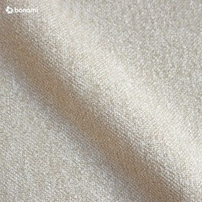 Beżowe tapicerowane łóżko dwuosobowe ze stelażem 160x200 cm Noira Slim – Bonami Selection