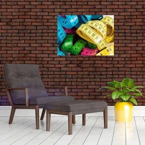 Obraz na szkle - mierniki koloru (70x50 cm)