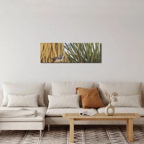 Obraz - Strzyżyk (z zegarem) (90x30 cm)