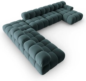 Morska aksamitna sofa 379 cm Bellis – Micadoni Home