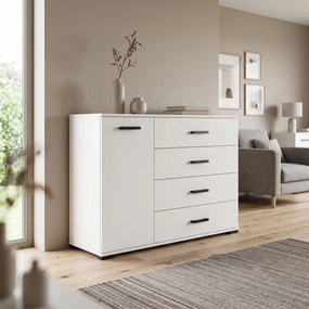 Komoda ALBANO 120 cm do Salonu Sypialni Biały