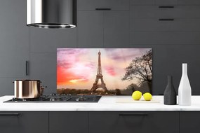 Panel nad blat kuchenny Ikona Paryża: Wieża Eiffla