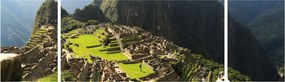 Obraz - Lamy na Machu Picchu (170x50 cm)