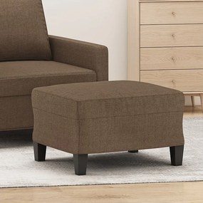 Podnóżek Brązowy 60x50x41 cm Tkanina Nowoczesna i Wygodna