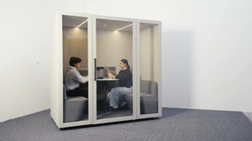 Budka akustyczna do biura INBOX 4-osobowa 2100 x 2200 x 1220 mm