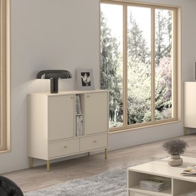 Komoda TORINO 100 cm do Salonu Sypialni Odcienie beżu