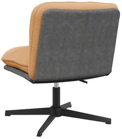 Beżowy nowoczesny fotel obrotowy F6-C86
