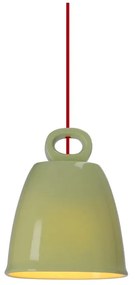 Zielona lampa wisząca z ceramicznym kloszem Sewilla – Candellux Lighting