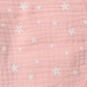 Różowy muślinowy koc dziecięcy 75x75 cm – Bébé Douceur