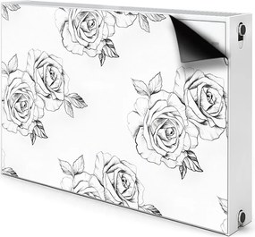 Mata dekoracyjna grzejnikowa Róże