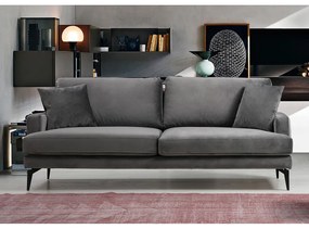 Szara sofa 205 cm Papira – Balcab Home