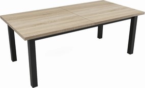 Stół prostokątny rozkładany 100x200/300 Sonoma R-6 + nogi drewniane