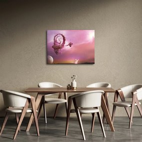 Obraz - Wróżka na pływającej wyspie (70x50 cm)