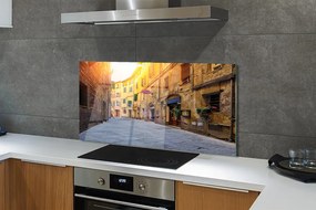 Panel szklany do Kuchni Malownicza Włoska Uliczka
