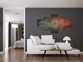 Obraz - Kosmiczny Dodekagram (125x70 cm)