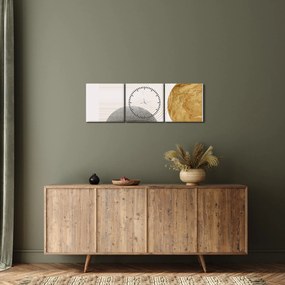 Obraz - Rustic Arches N⁰2 (z zegarem) (90x30 cm)